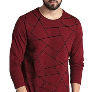 Fit Red Round T-shirt